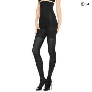 SPANX Red Hot Label High-Waist Shaping Sheers #3 
very black